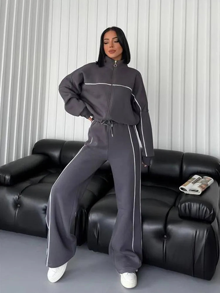 Stripe Track Suit