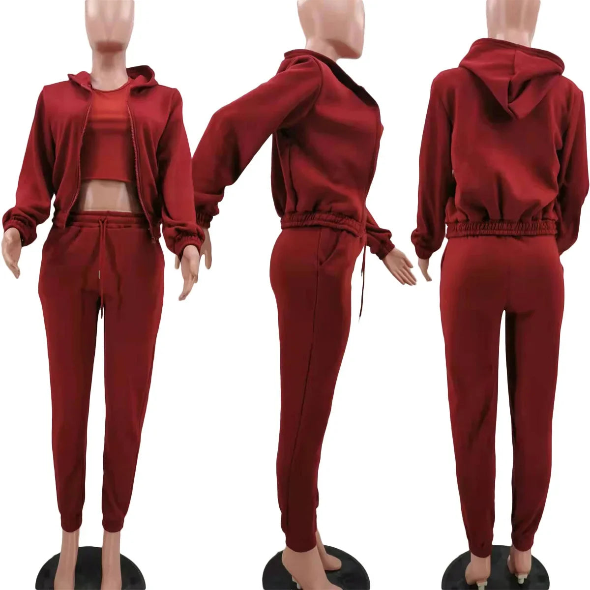 Women's 3 Piece Tracksuit