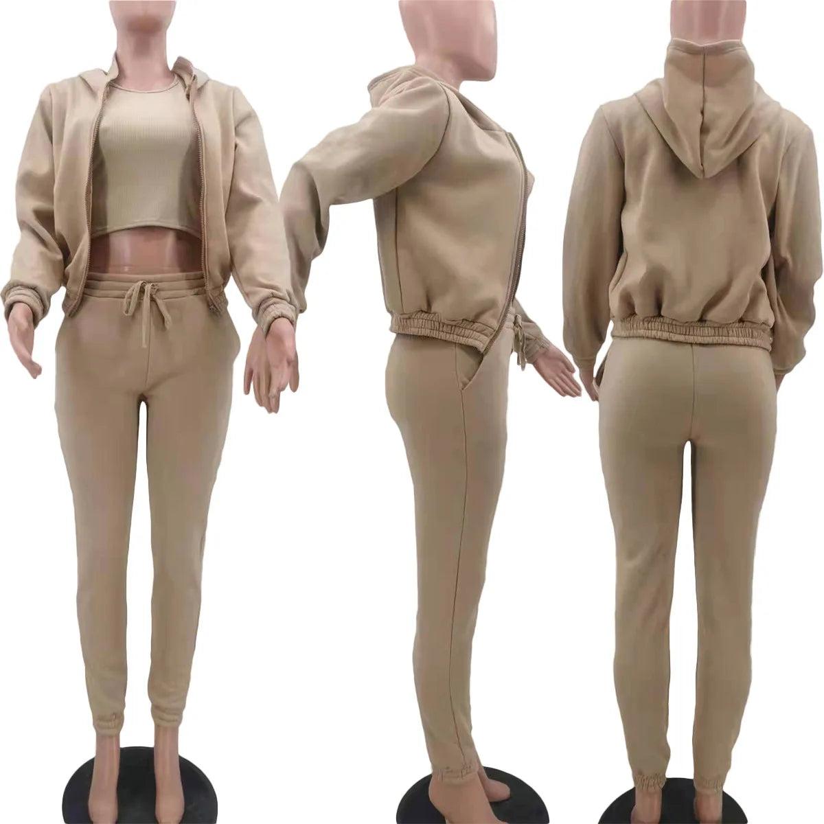 Women's 3 Piece Tracksuit