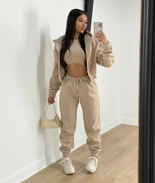 Women's 3 Piece Tracksuit